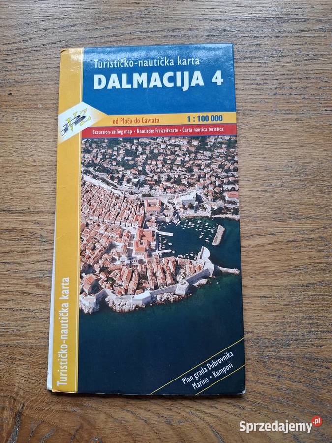 Chorwacja Dalmacja 14 mapy 1100 000 małopolskie sprzedam