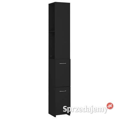 vidaXL Szafka łazienkowa czarna 25x265x170 mazowieckie