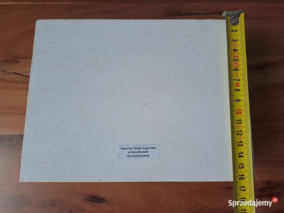 Ręcznie malowane drewniane pudełko na biżuterię Warszawa