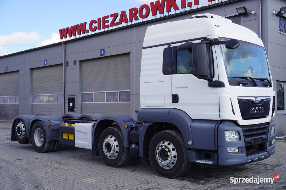 MAN TGS 35420 8x2 Rama 64 m 3 osie skrętne240342 Do zabudowy małopolskie