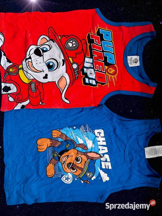Nowe zestaw dwóch koszulek psi patrol paw patrol Sosnowiec