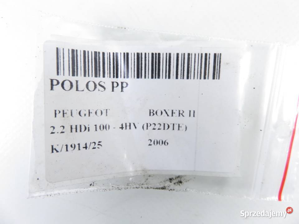 PÓŁOŚ PRAWA PRZEDNIA PEUGEOT BOXER II 22 HDi osobowe