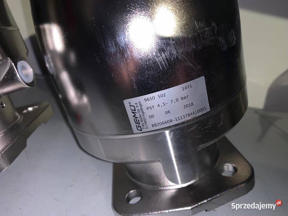 Gemu 9650 50Z 14T1 Stainless Steel Pneumatic Warszawa