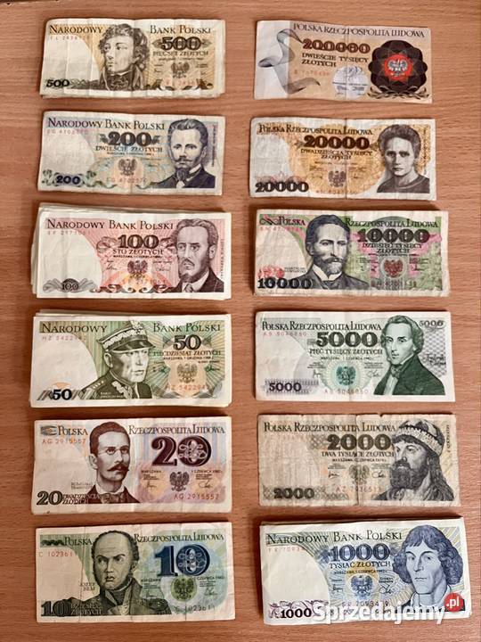 Zestaw banknotów Rzeczpospolita Ludowa PRL 10 Kudowa-Zdrój sprzedam