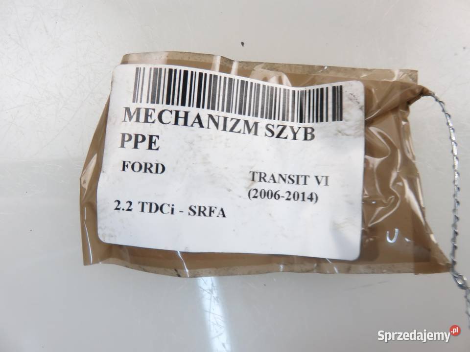 PODNOŚNIK SZYBY PRAWY PRZEDNI FORD TRANSIT VI Mechanizmy opuszczania szyb sprzedam