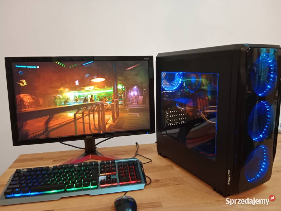Amd ryzen 5 2600 Gtx 980 monitor 144 hz Pamięć RAM 8 wielkopolskie