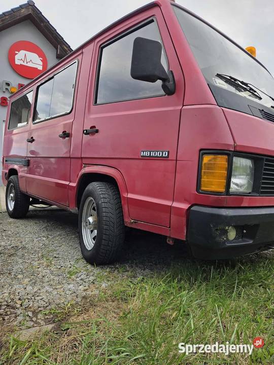 Mercedes MB100 24D 9osobowy strażacki oryginał dolnośląskie Jelcz-Laskowice