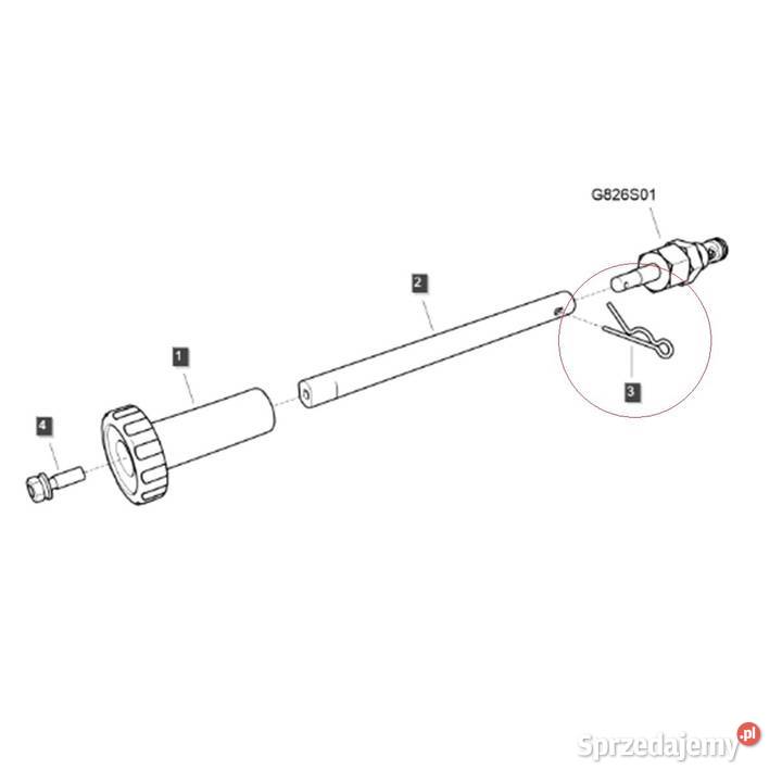 Zawleczka 35x175 mm LS MT125LS MT335LS MT340LS Tajęcina