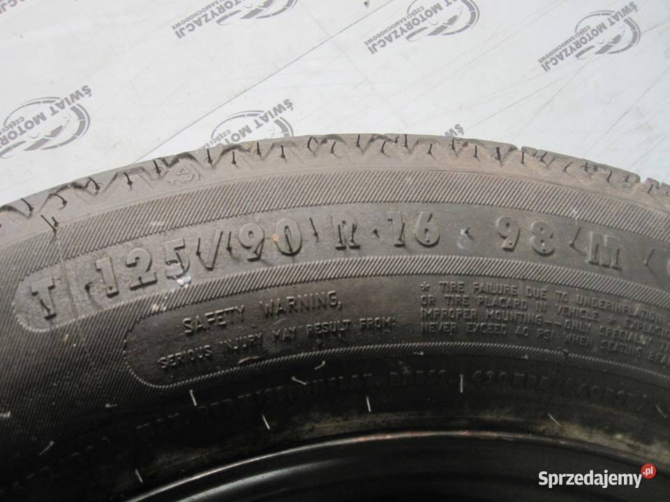 MERCEDES W169 koło dojazdowe 1259016 98M 5x112 świętokrzyskie