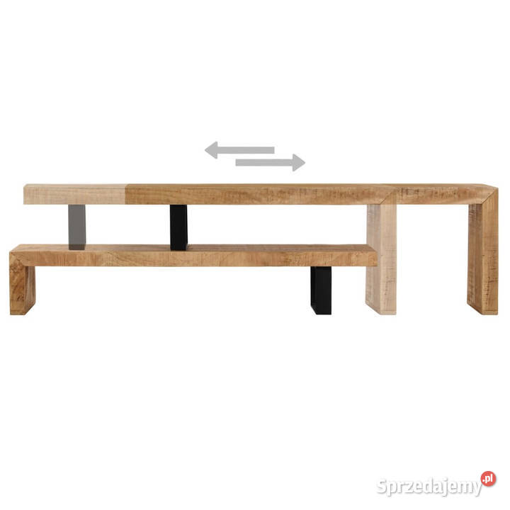Stolik pod telewizor lite drewno mango WM247321 mazowieckie Warszawa