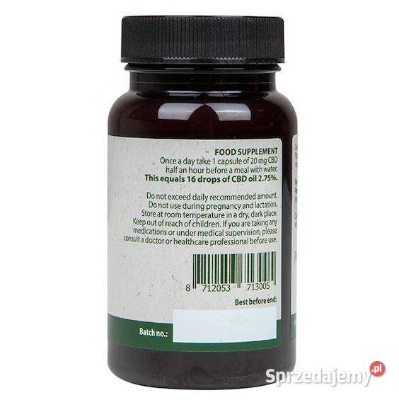 Jacob Hooy CBD 20mg 60 Kapsułek sprzedam