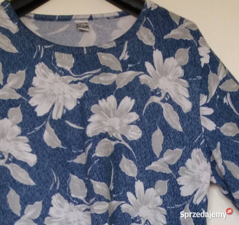 XL48 Bluzka tunika z delikatnej dzianiny nowa Bluzki i koszule Gliwice