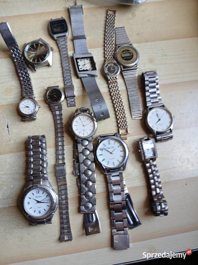 Zestaw starych zegarków różne marki Pozostałe Warnice