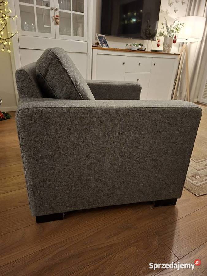 Sofa rozkładana z fotelem