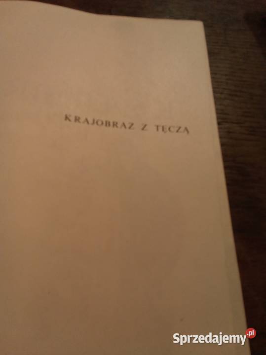 Krajobraz z tęczą Warszawa