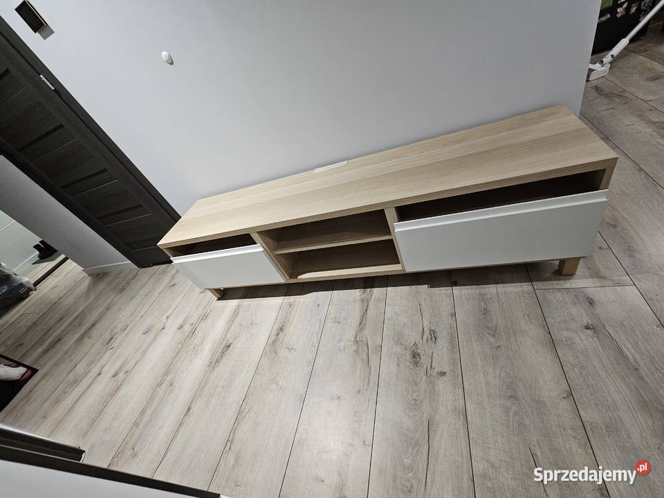 IKEA BESTA szafka RTV 180x485x415 dąb bielony Gliwice