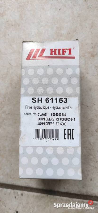 Hifi Filter SH 61153 Hydrauliczny HOLAND kujawsko-pomorskie