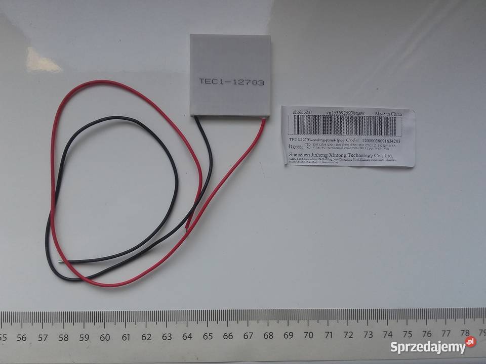 Moduł TEC termoelektryczny Peltier 40x40mm Bydgoszcz