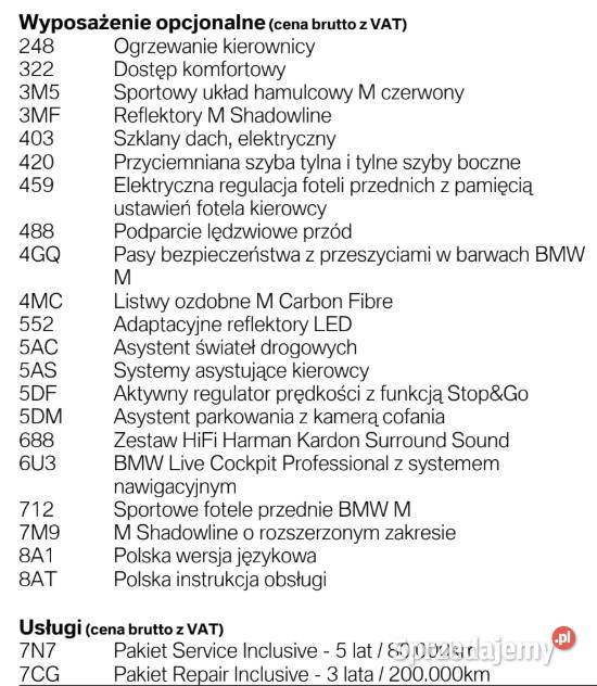BMW M2 G87 2023 benzyna małopolskie Kraków