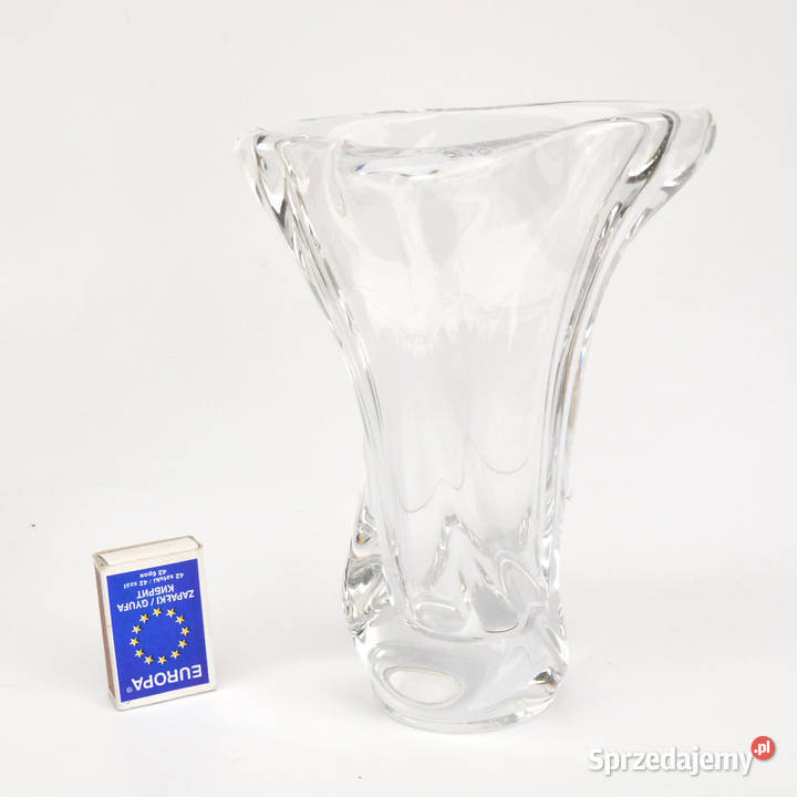 Kryształowy wazon Art Vannes Francja lata 70