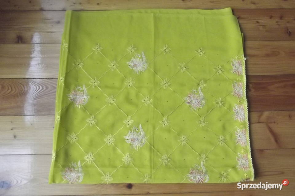 Materiał żorżeta haft 105237 śląskie Piekary Śląskie