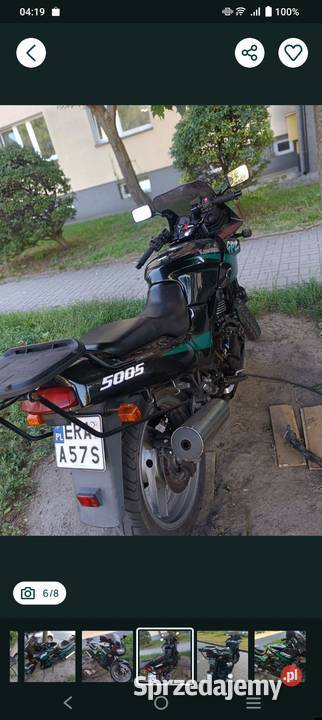 Kawasaki GPZ 500 s 60 stan Częstochowa