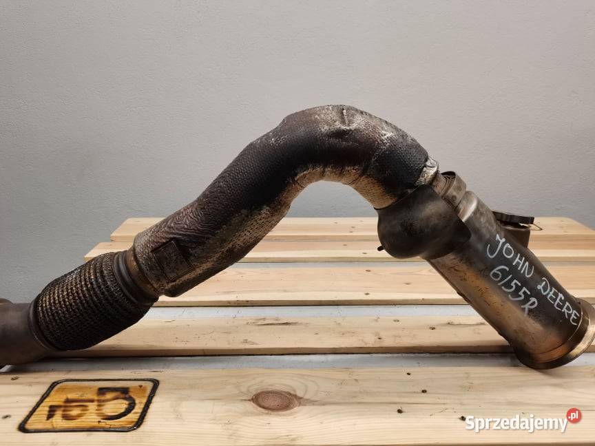 John Deere 6155 R Kolektor wydechowy AL218092 Motoryzacja Wilkowo