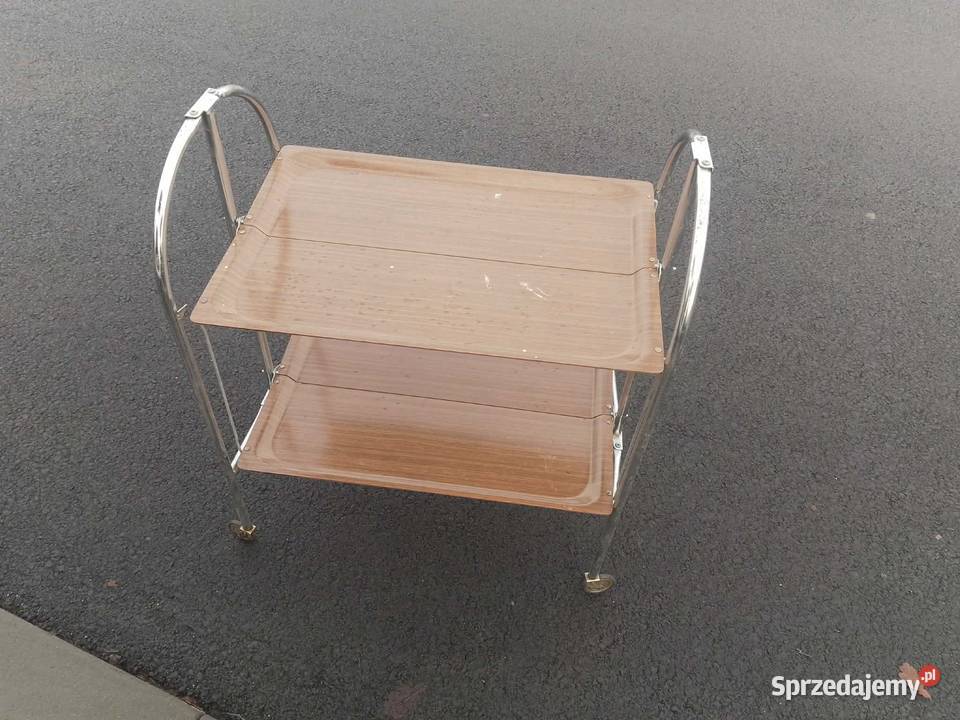 Składany wózek barek do serwowania lata 60 PRL dolnośląskie sprzedam