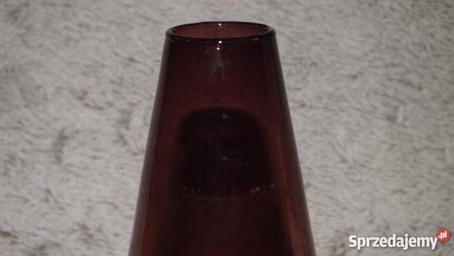Wazon z ciemnego szkła w kolorze coca coli i Inowrocław