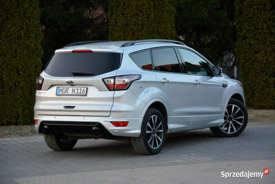 Ford Kuga STLine Skóry 4X4 CityStop Xenon Ledy immobilizer Ostrów Mazowiecka sprzedam