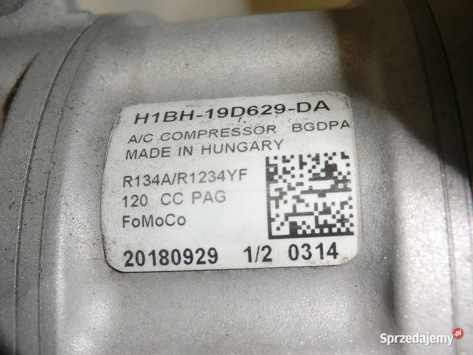 FORD FIESTA MK8 SPRĘŻARKA KLIMATYZACJI Pozostałe małopolskie Krzeszowice