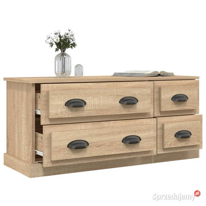 Szafka pod TV dąb sonoma 100x355x45 materiał Warszawa