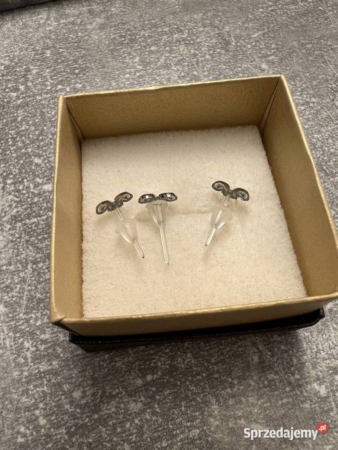Kolczyki srebrne wąs wąsy Jasło