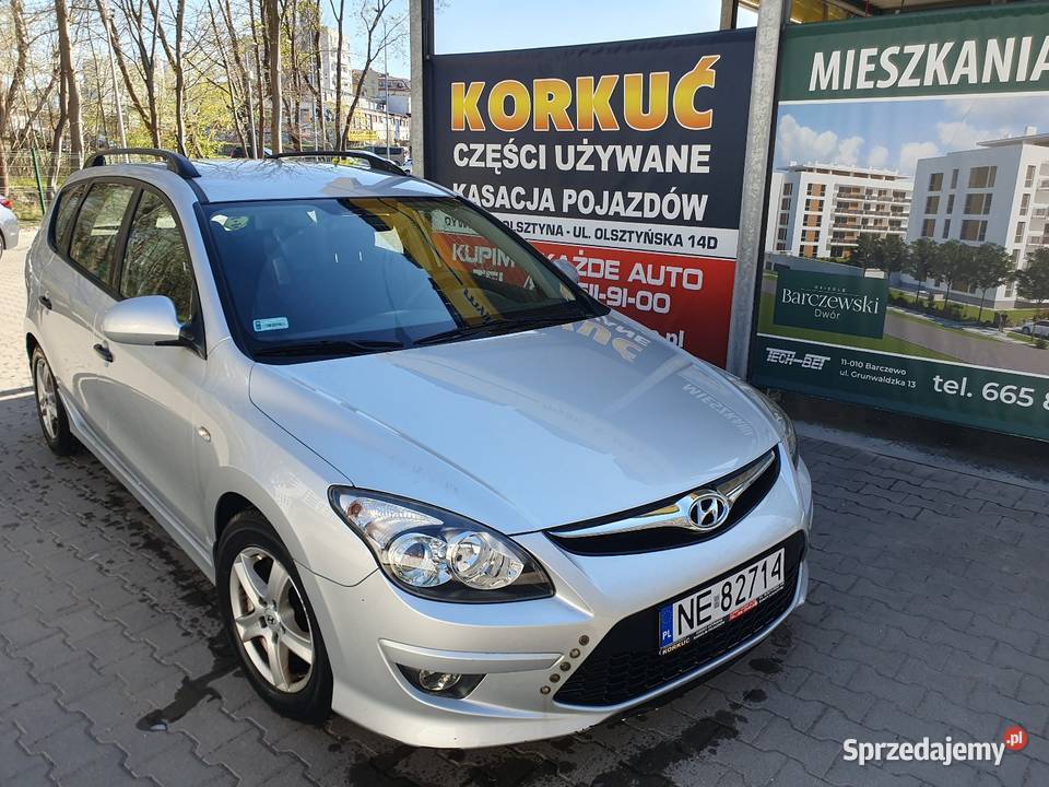 Hyundai i30 SW kombi 2010 14 benzyna LPG Rok produkcji 2010 Olsztyn