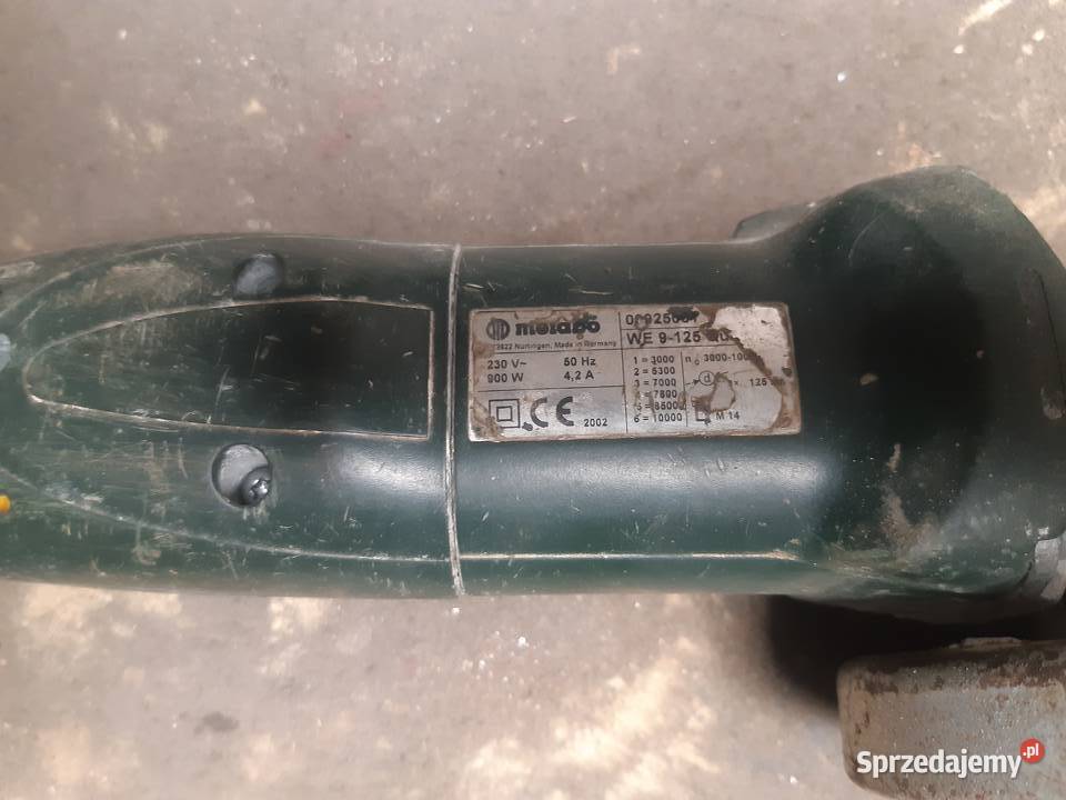 Szlifierka kątowa Metabo 9125 quick 2002 r Stary Sącz