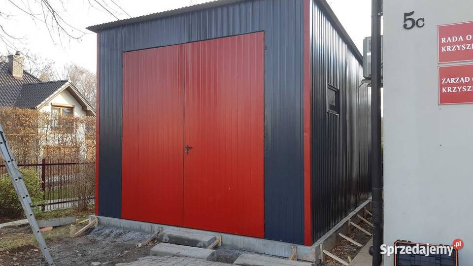 Wiata Hala Garaż Blaszany Magazyn Gospodarczy 24m2 Sprzedaż Tarnowskie Góry