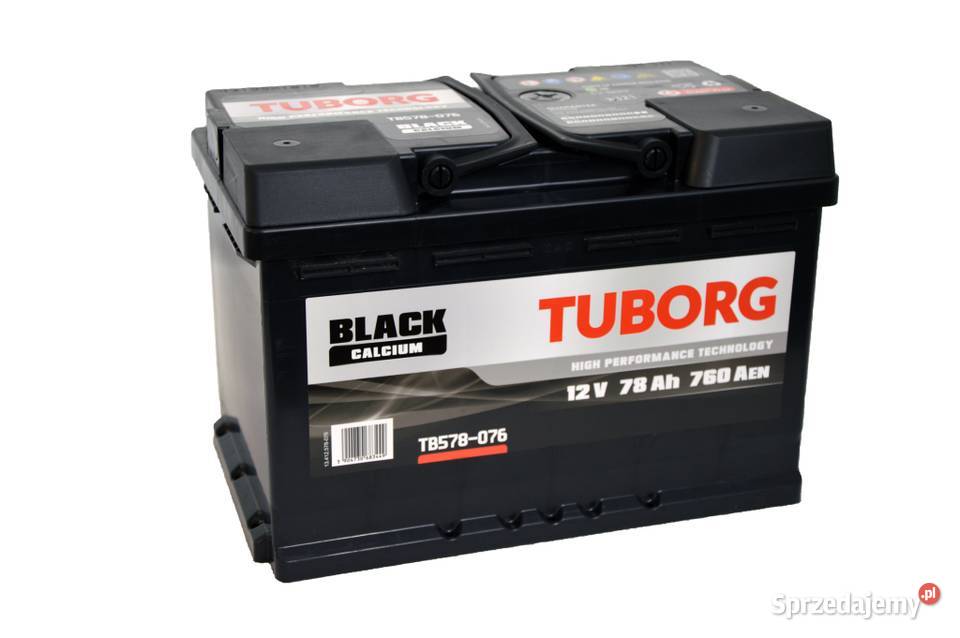 Akumulator Tuborg Black 12V 78Ah 760A osobowe Luboń