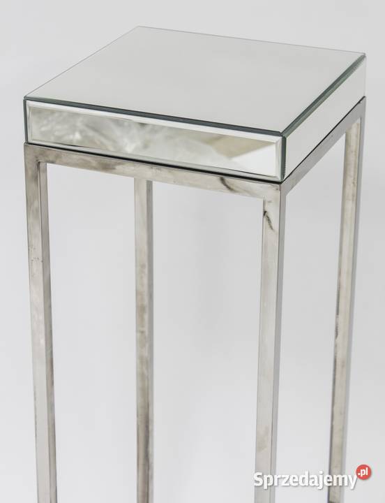 wysoki stolik kwietnik stojak glamour stal chrom Limanowa