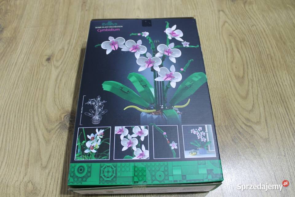 Klocki Konstrukcyjne Kwiaty Orchidea Storczyk 3 lata+