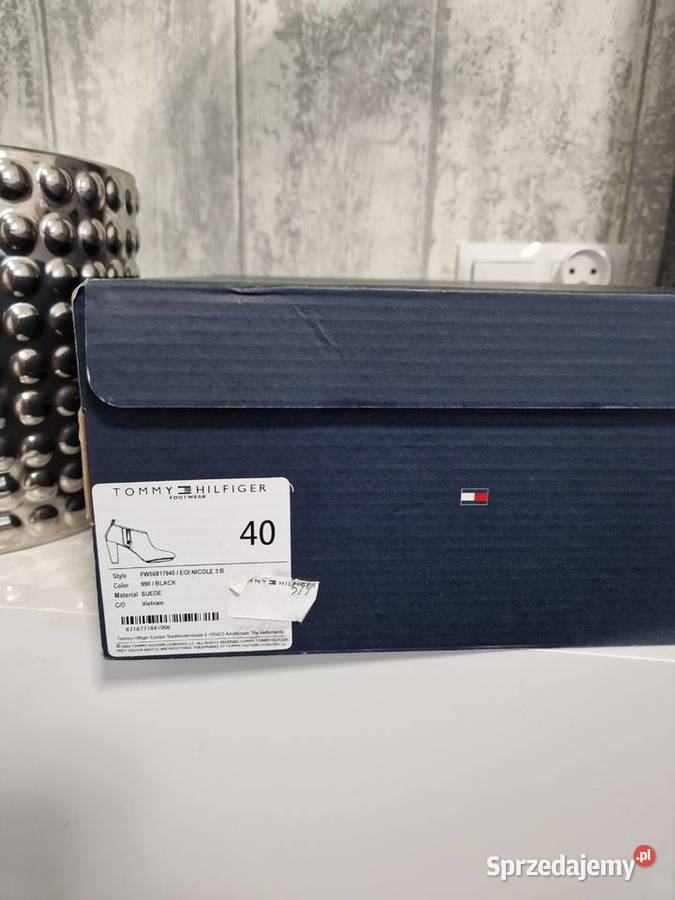 Skórzane botki Tommy Hilfiger Nowogard sprzedam