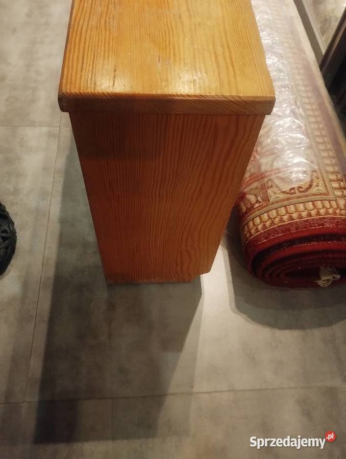 Szafka na buty z litego drewna sosnowego wąska Warszawa