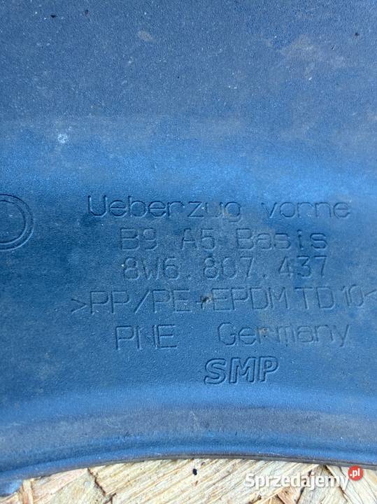 Audi A5 B9 8w6807437 ZDERZAK PRZÓD PRZEDNI Słowikowo sprzedam