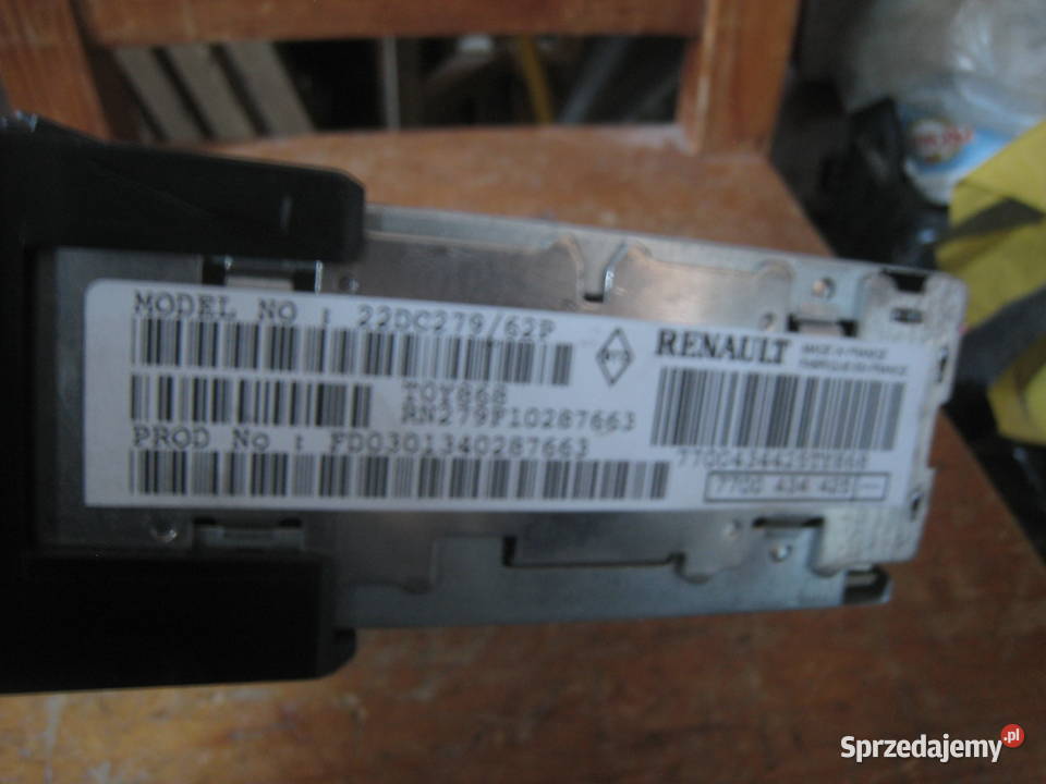 Radio oryginalne Renault 1 DIN Scenic I Megane I Kraków