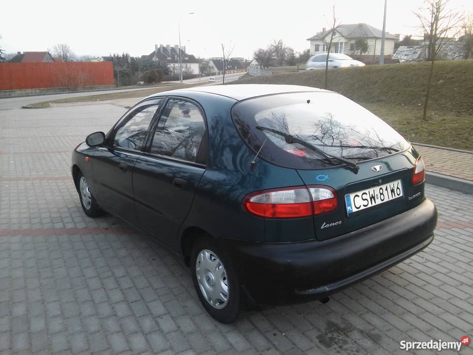 Daewoo Lanos 15 LPG ważne do 2022 Wspomaganie benzyna+LPG Lanos