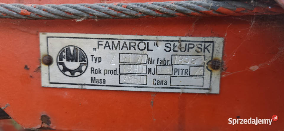 Kombajn do zbioru buraków Famarol Z4171 Posejdon