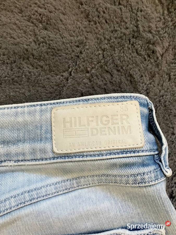 Jeansy rurki biodrówki Tommy Hilfiger skinny Moda i Styl podkarpackie