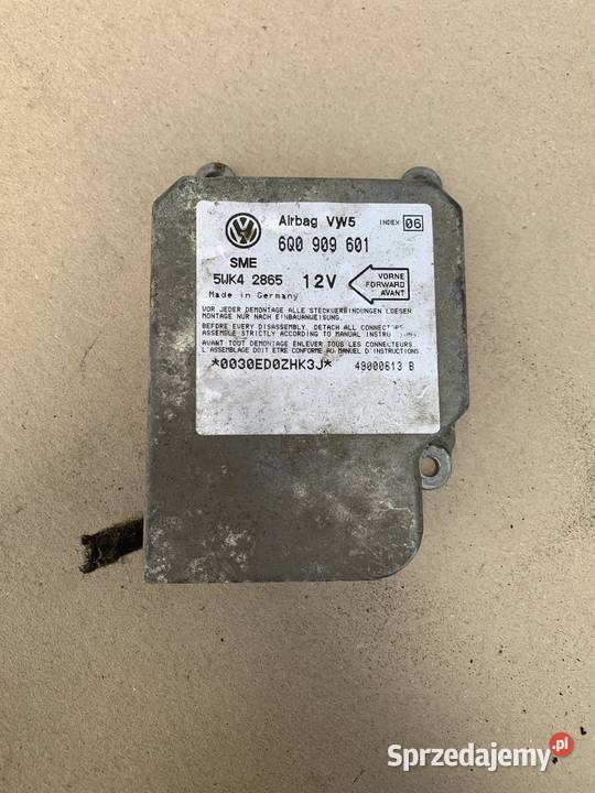 moduł sensor airbag 6q0909601 skoda octavia seat Szczecin sprzedam