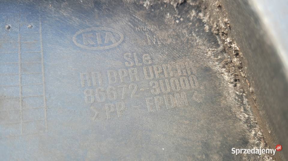 KIA SPORTAGE 3 III 10 NAROŻNIK ZDERZAKA PRAWY osobowe Ruda Śląska sprzedam