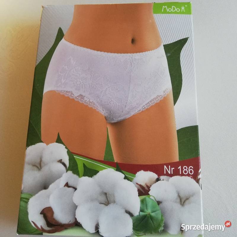 Figi damskie MODO N 186 białe L majtki Koronkowe  Sieradz