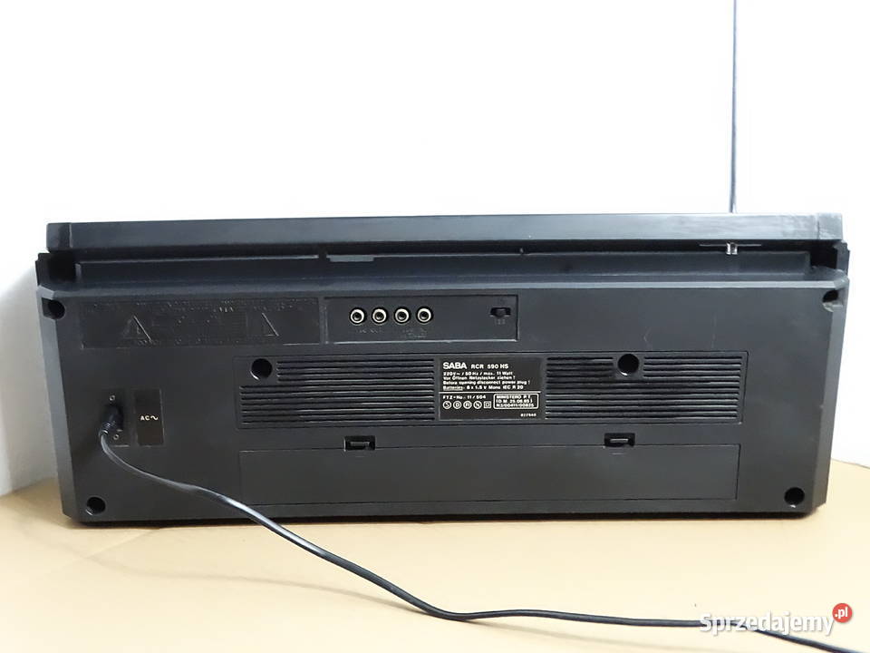 Radiomagnetofon SABA RCR 590 HS Boombox Vintage Biłgoraj sprzedam